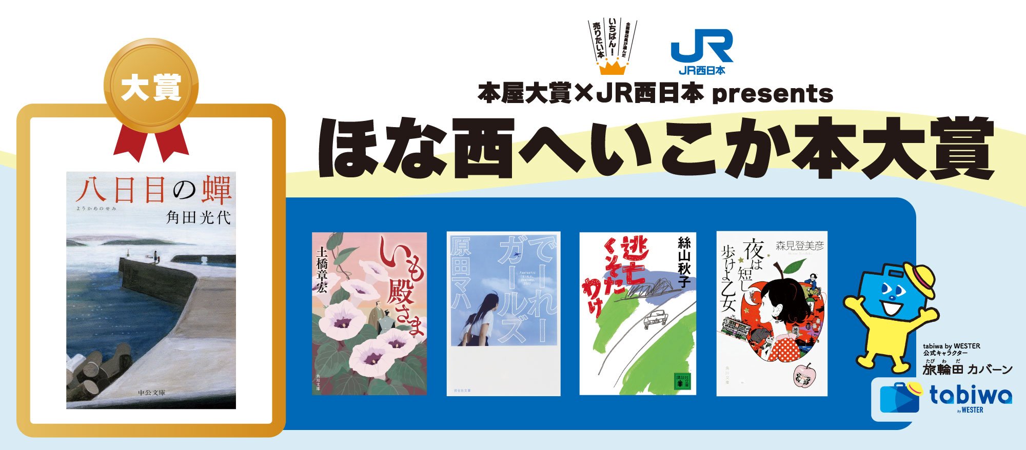 『ほな西へいこか本大賞（イコカ本大賞）』結果発表